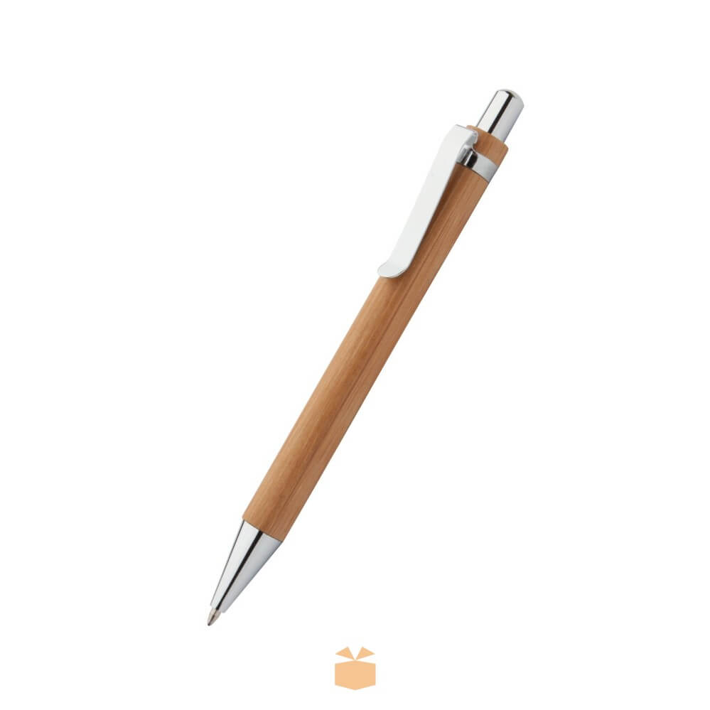 Drewniany długopis z grawerem firmowym ECO94610