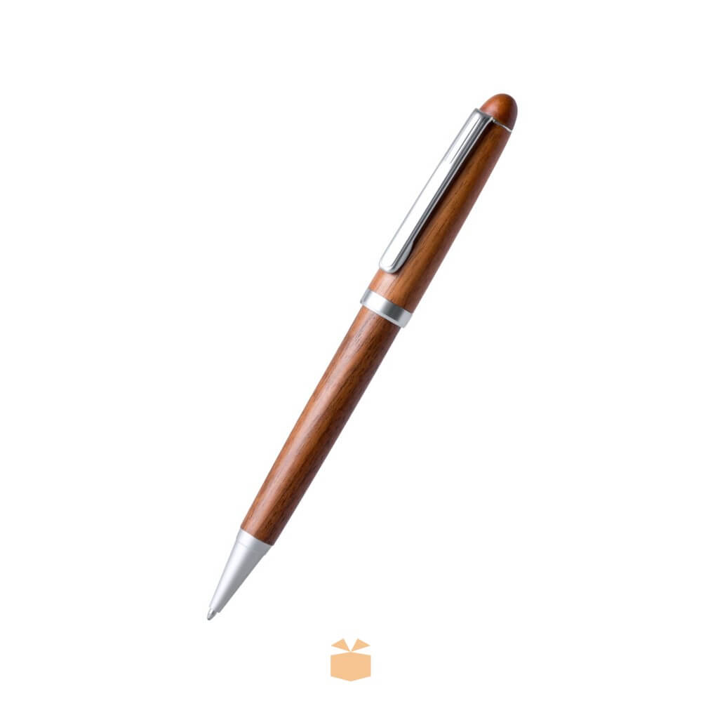 Drewniany długopis z grawerem logo