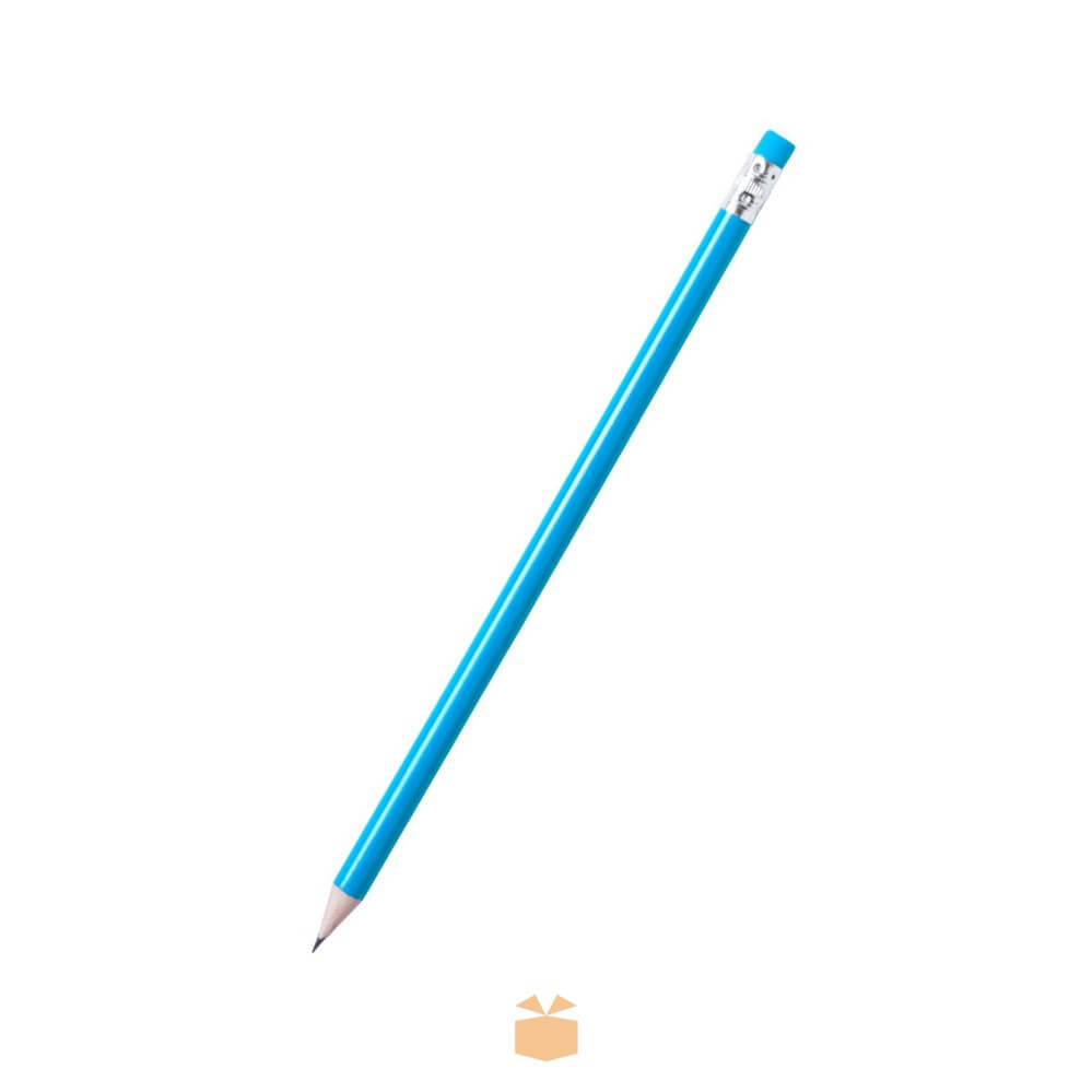 Ołówek z gumką z logo firmy ECO53086