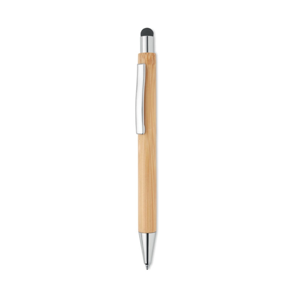 Długopis bambusowy z rysikiem ECO9945-18