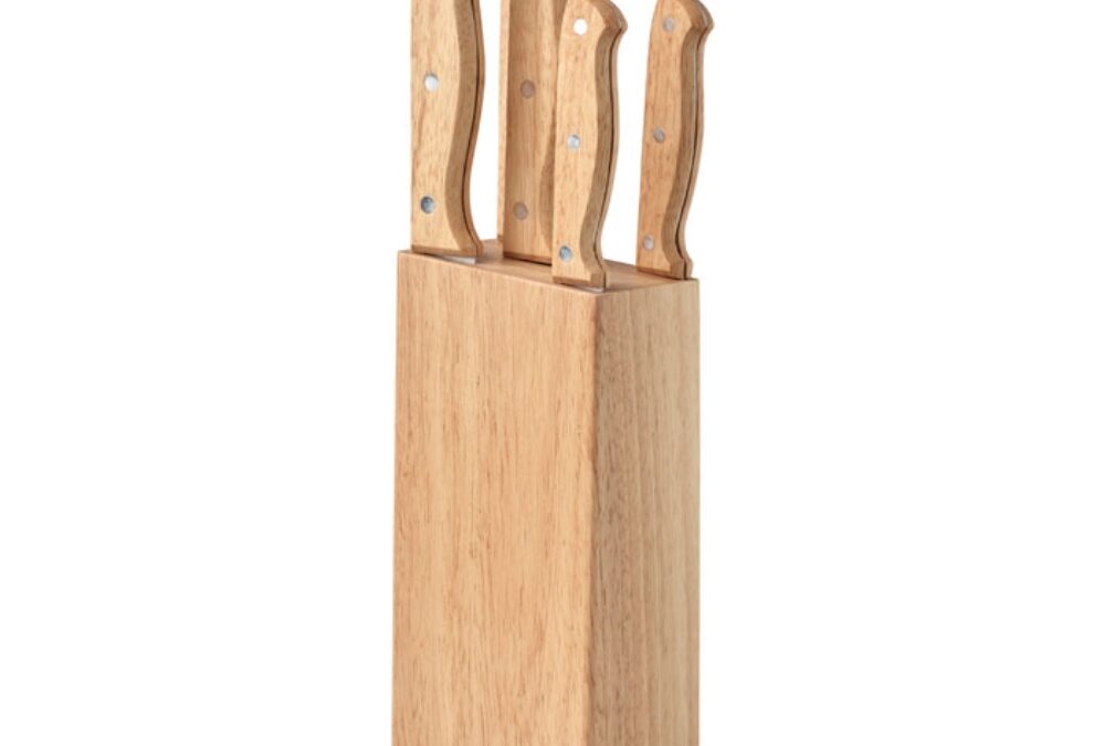 Zestaw noży drewnianych ECO6308-18