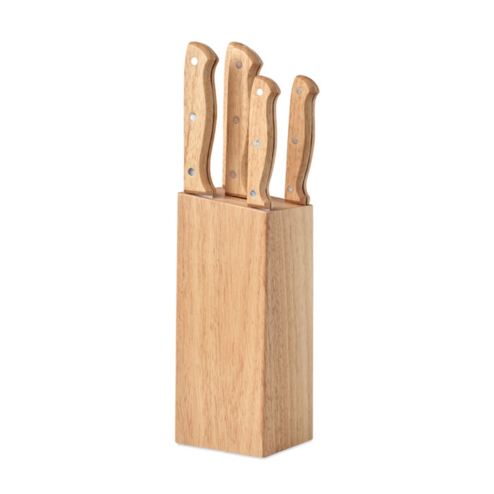 Zestaw noży drewnianych ECO6308-18